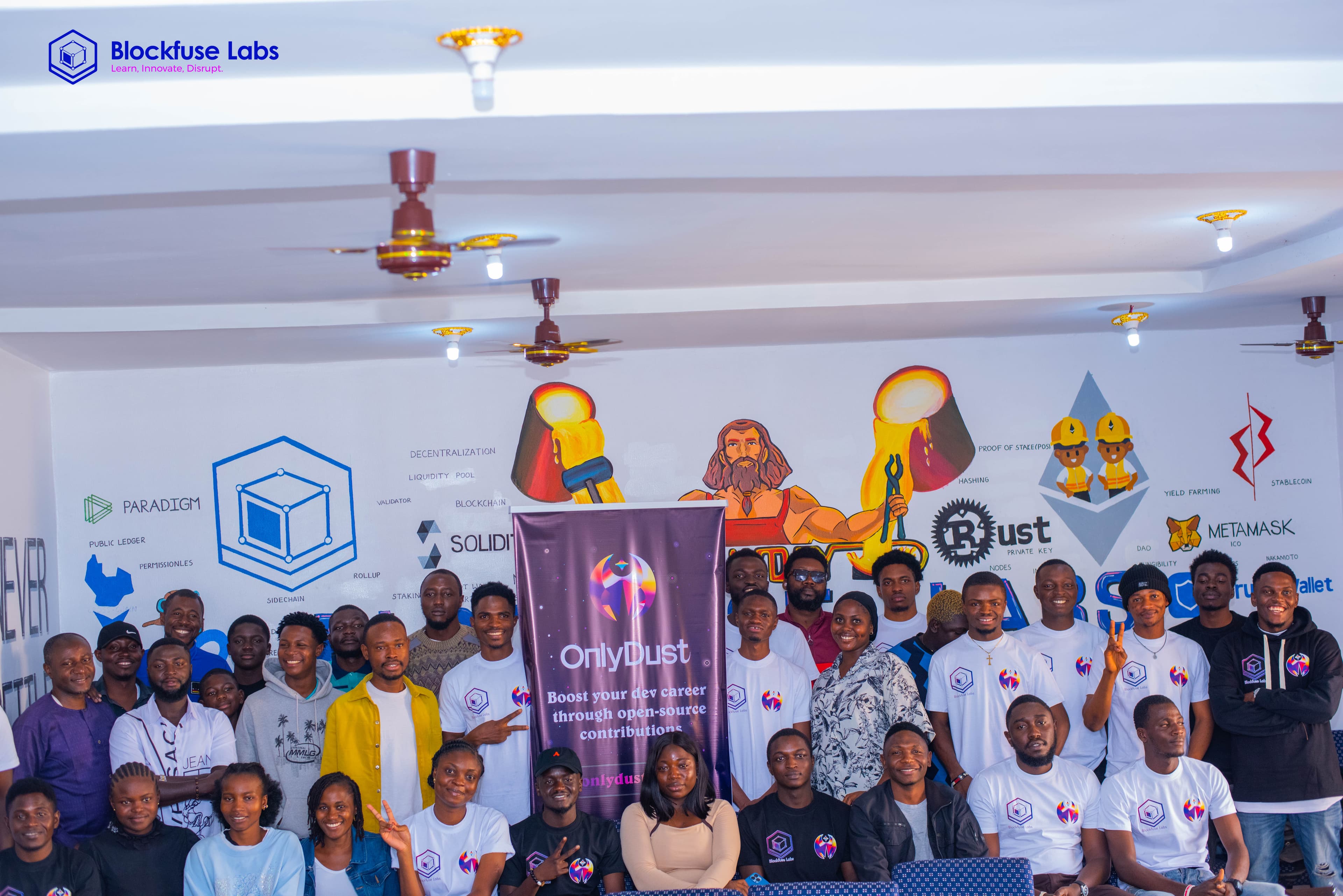 Blockfuse engineers and open-source partners gathered together