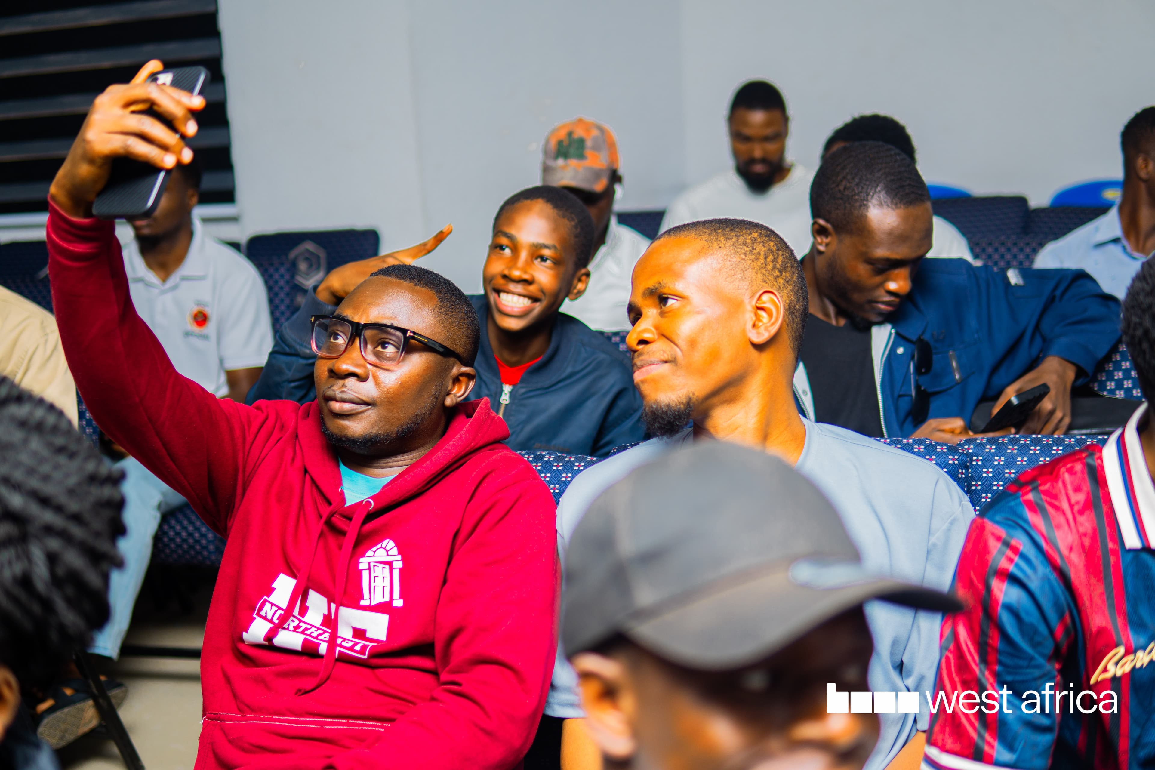 Blockfuse community members learning together at an event